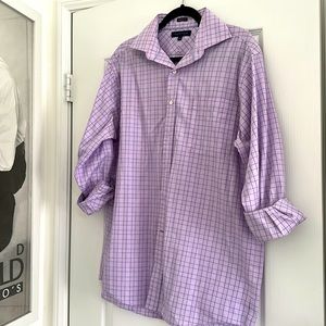 Tommy Hilfiger Purple Button-Up